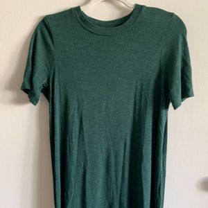 Madewell Green T-Shirt Dress - size Small